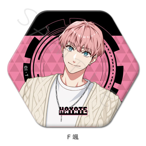 『ライドカメンズ』六角形缶バッジ F 颯